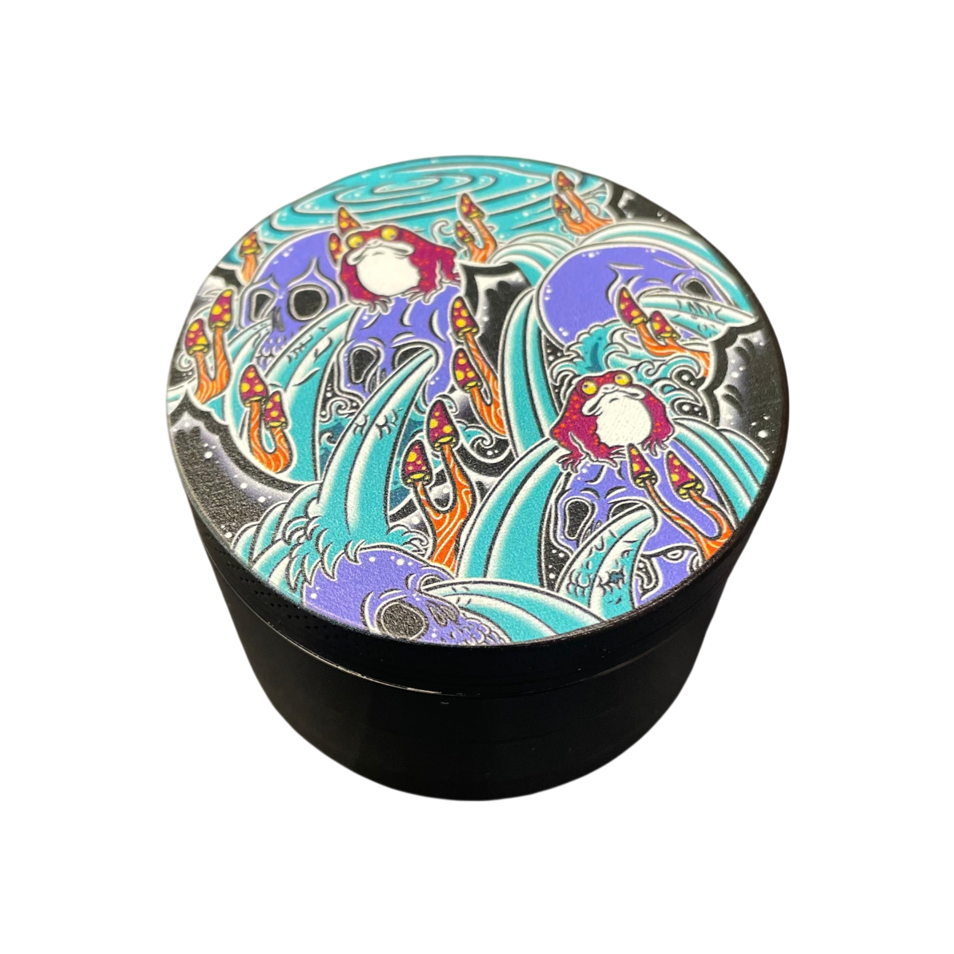 AL Tuff Shredder 63mm Japanese 4pc Grinder / Frog Shroom